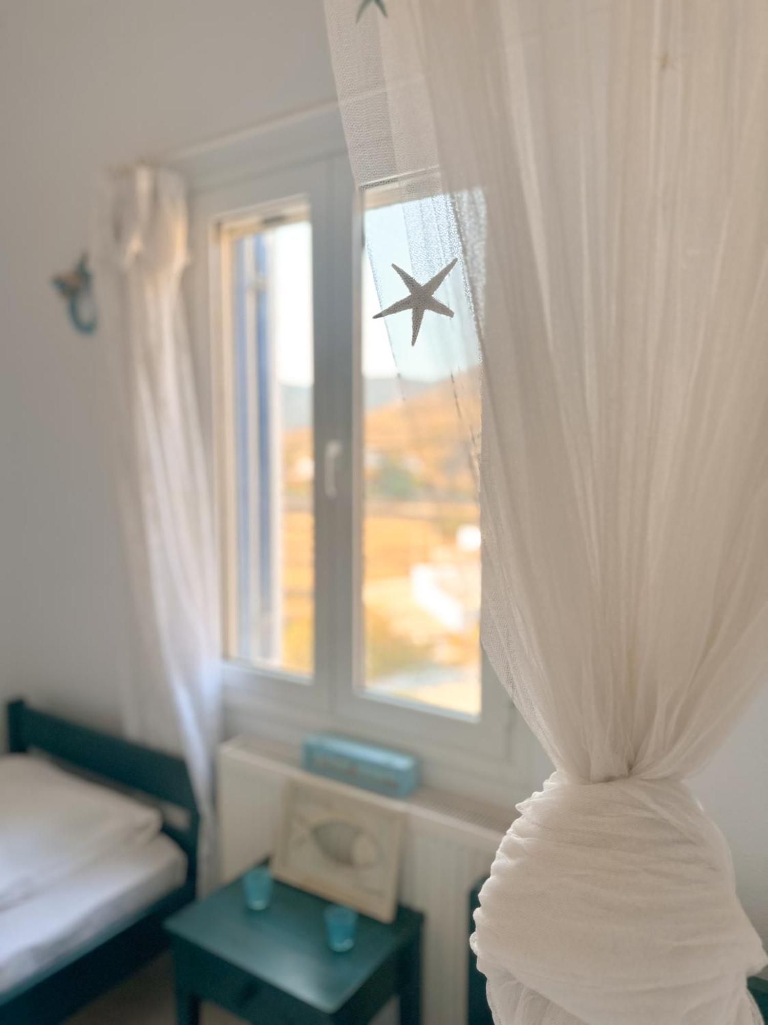 فيلا Blue Orison House Tinos For 5 Persons With Seaview Perastra المظهر الخارجي الصورة