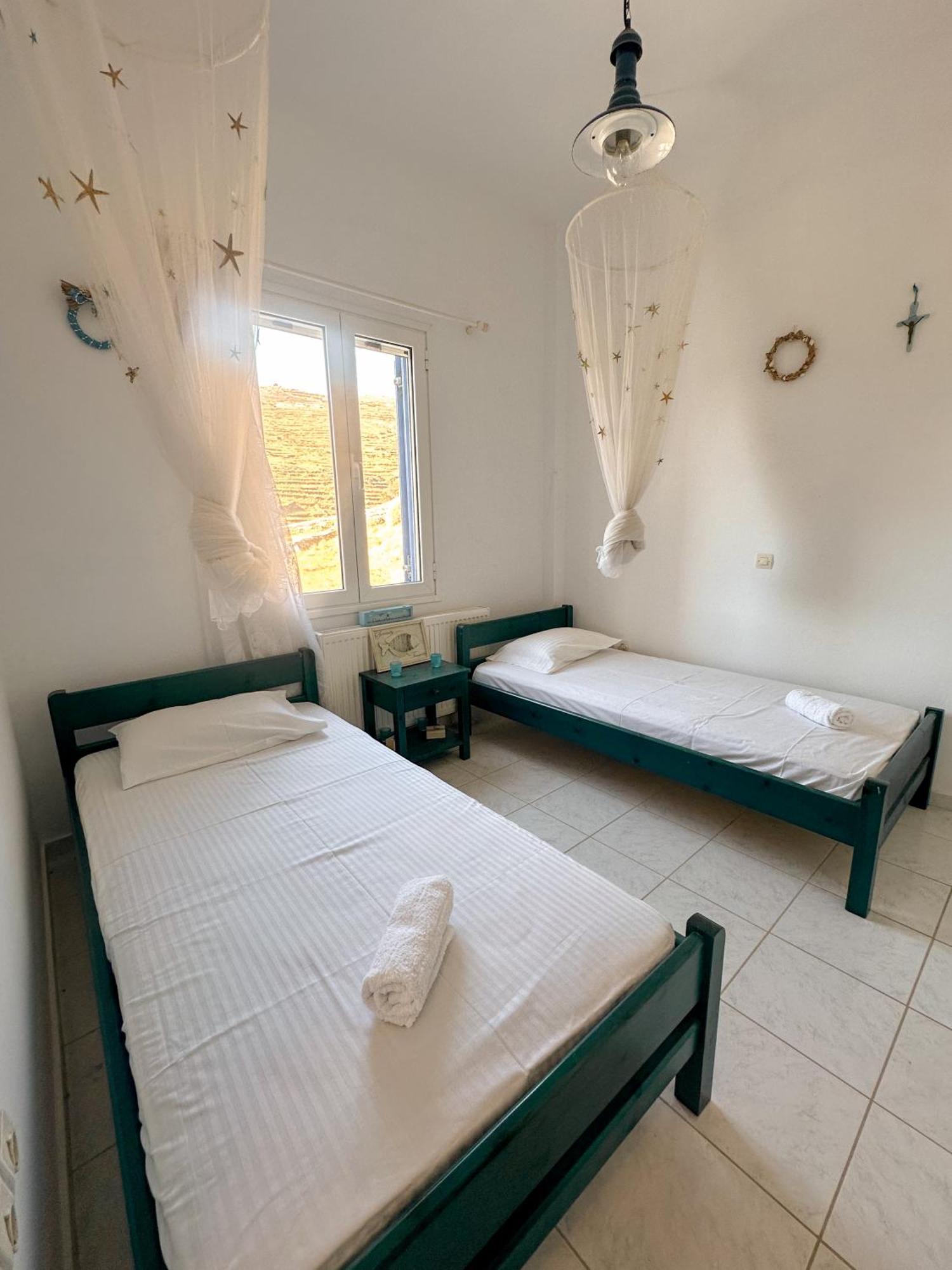 فيلا Blue Orison House Tinos For 5 Persons With Seaview Perastra المظهر الخارجي الصورة