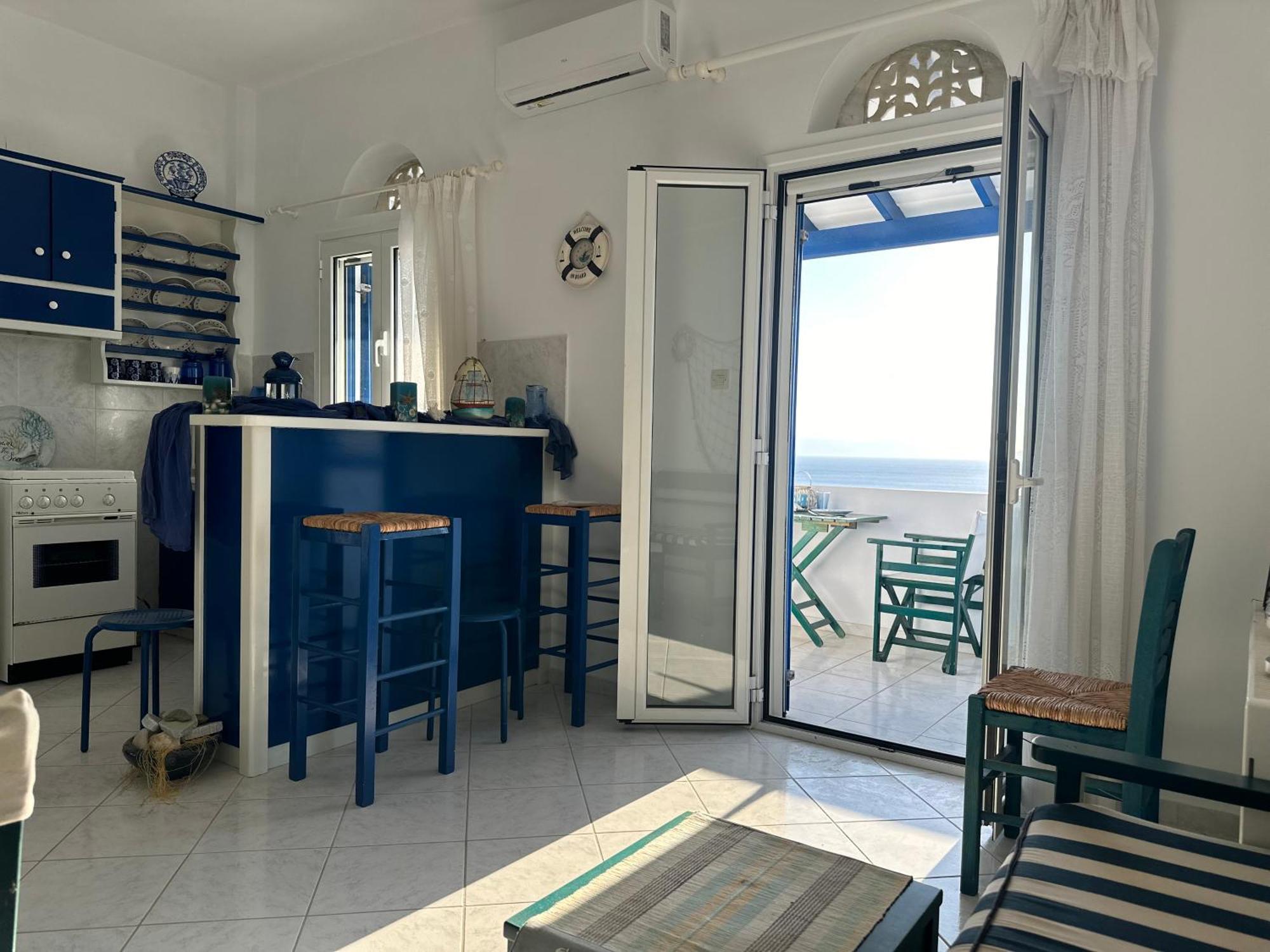 فيلا Blue Orison House Tinos For 5 Persons With Seaview Perastra المظهر الخارجي الصورة